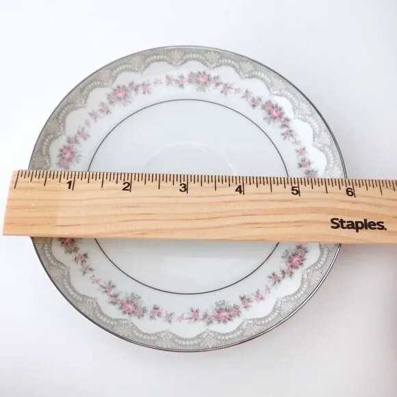 Vtg Noritake China Glenwood Dinnerware 7 Piece Place Setting for one #5770 Japan - Picture 8 of 16